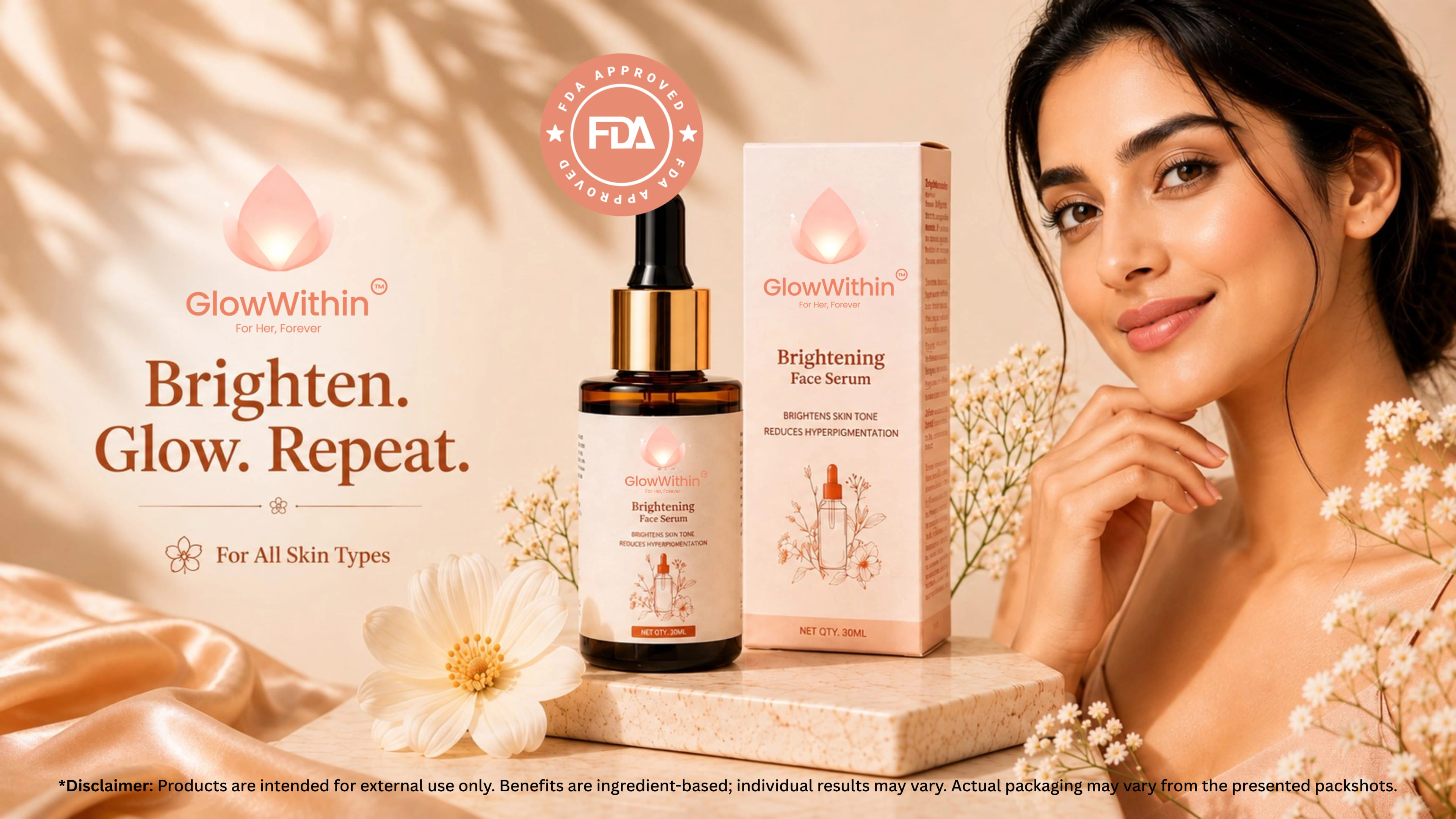 GlowWithin™ Gel Based Face Cream — Glow naturally, every day